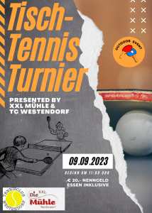 Tischtennis Turnier am 09.09.2023